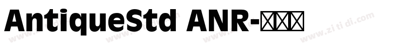AntiqueStd ANR字体转换